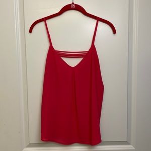 Adjustable strap cami tank top size S